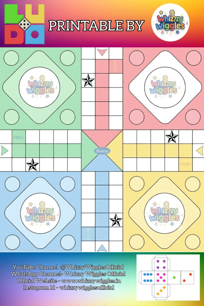 Whizzy Wiggles Ludo Board